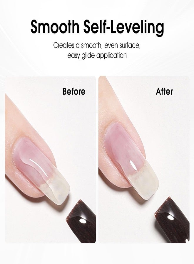 CANNI Builder Nail Gel Polish, 8 in 1 Clear Builder for Nails Strengthener Gel Polish Thickening Extension for Beginners DIY Home Salon Manicure - Image 5